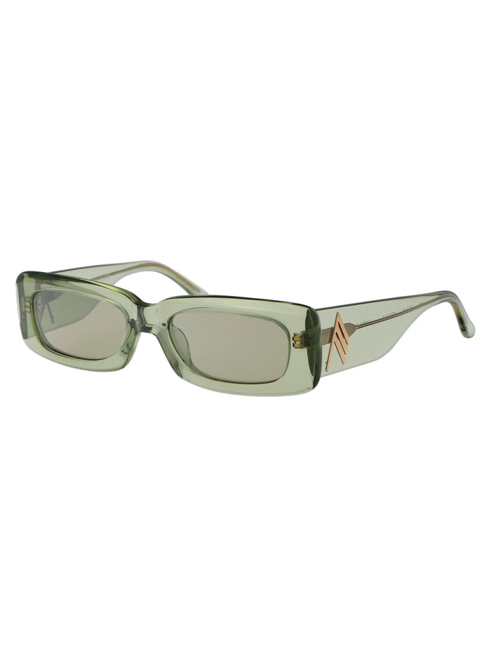 Mini Marfa 18 Green Gold Acetate Sunglasses