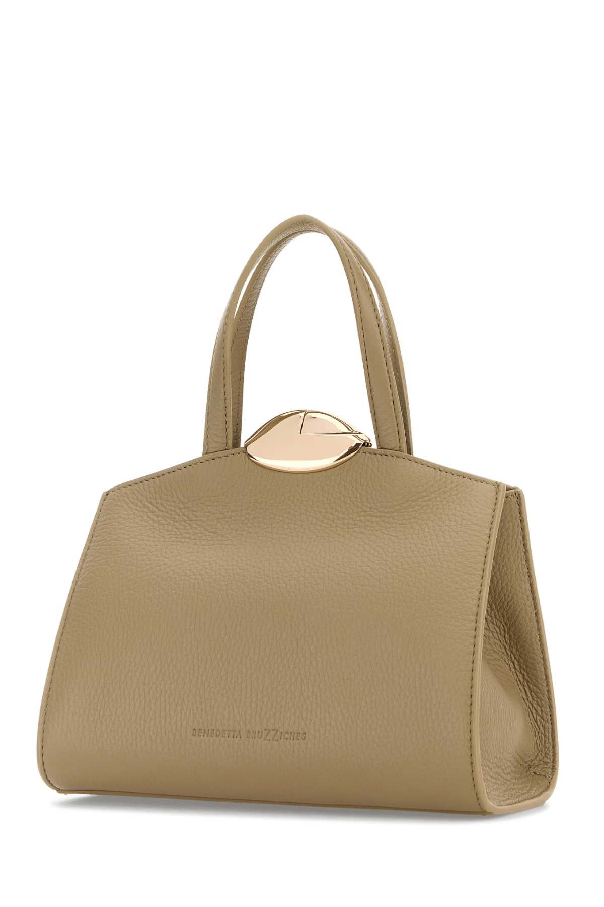 Cappuccino Leather Serena La Petite Handbag Incense Borse A Mano