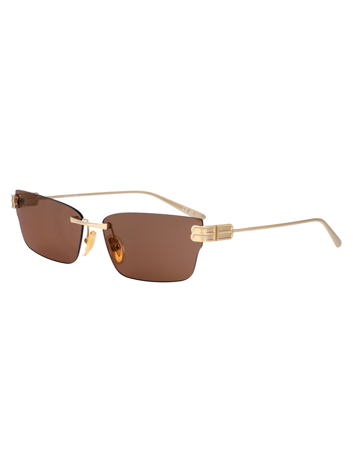 Bb0487s 004 Gold-gold-brown Metal Sunglasses