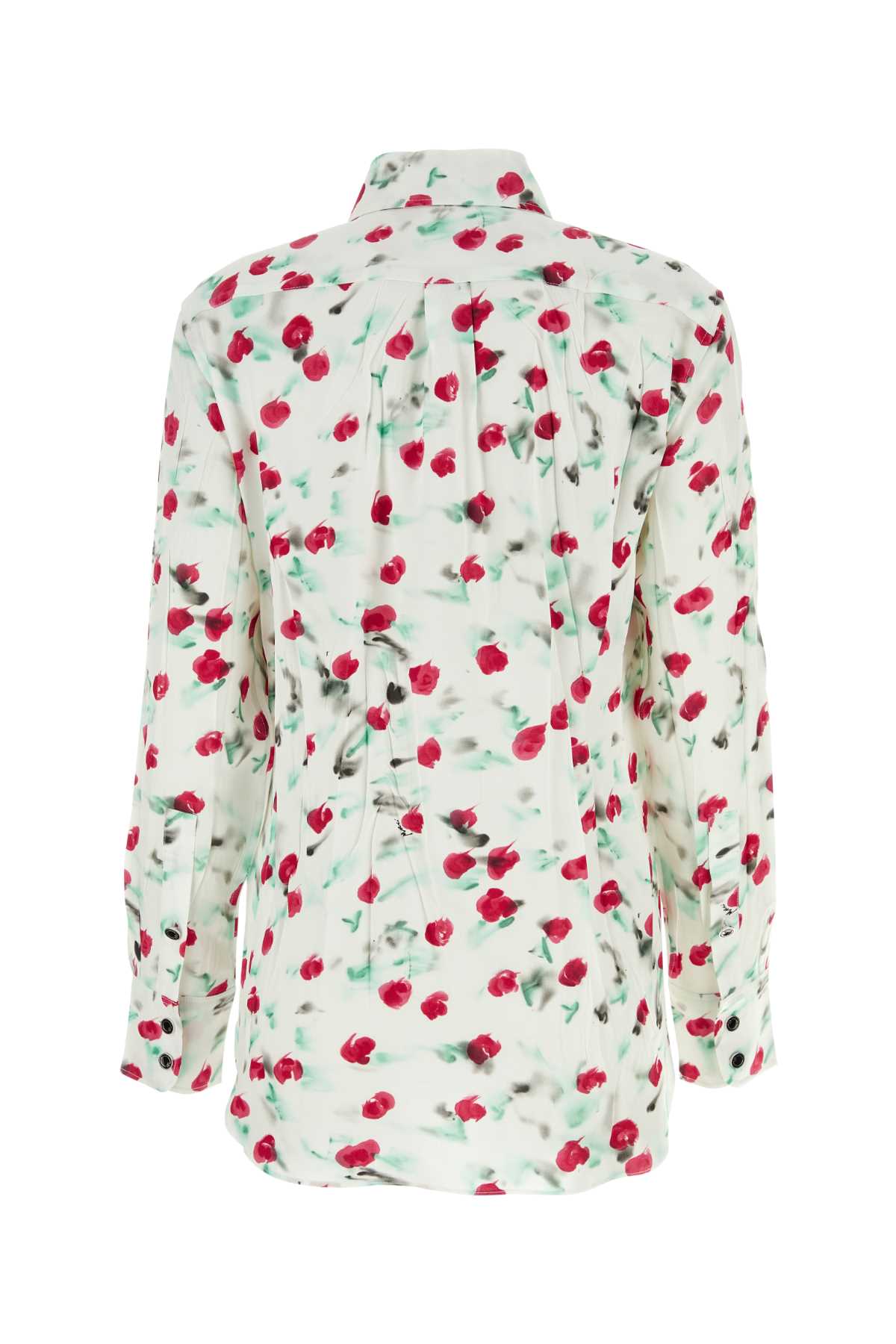 Printed Viscose Shirt Lilywhite Exterior: Camicie