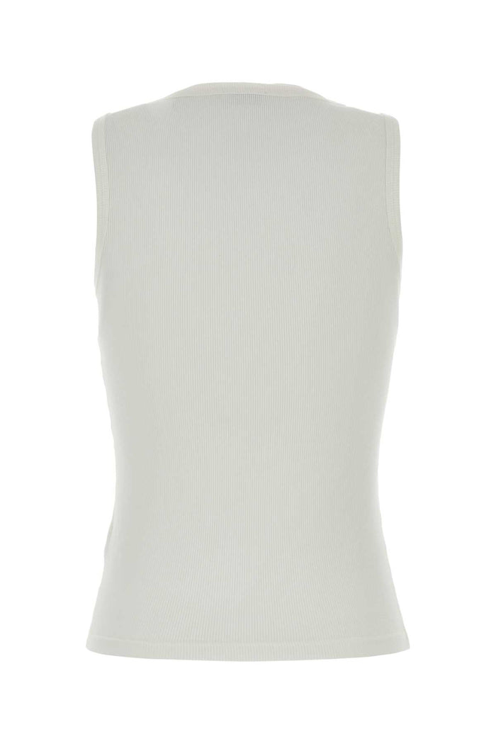 Chalk Cotton Elastane Maglie