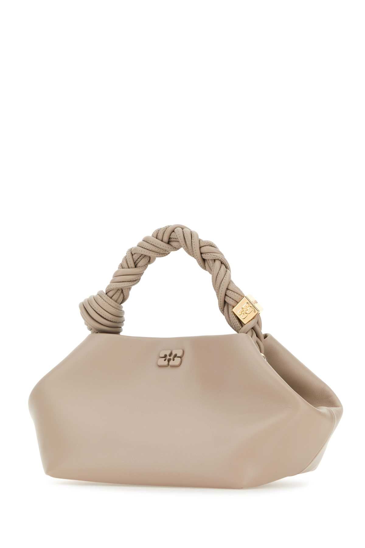 Oystergray Recycled Leather Pu Polyester Borse A Mano