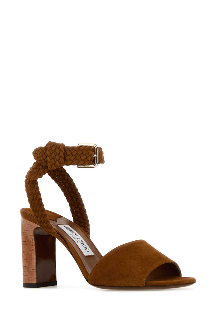 Caramel Suede Rori 85 Sandals Tantoasty Sandali