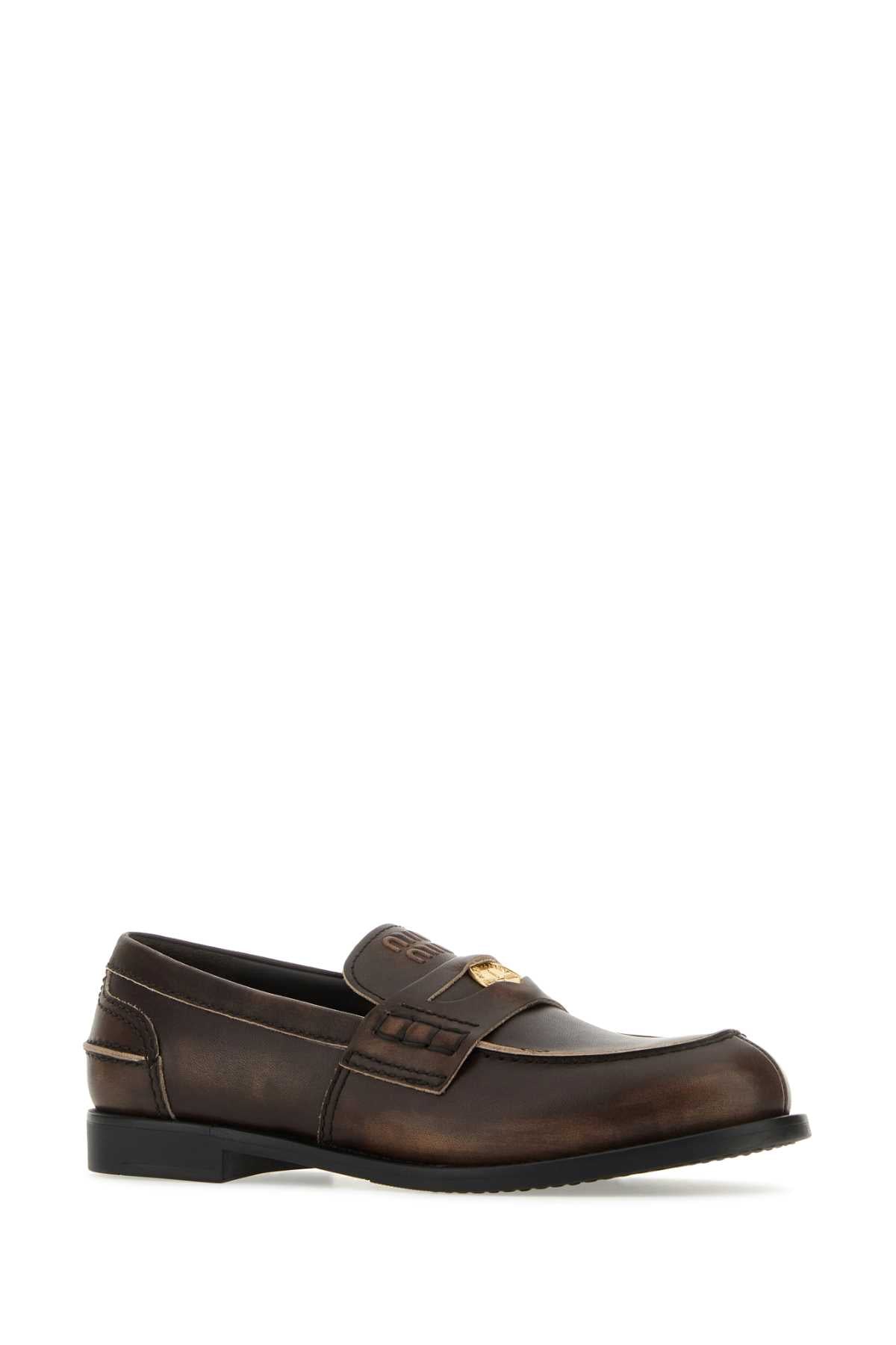 Brown Vitello Mocassini