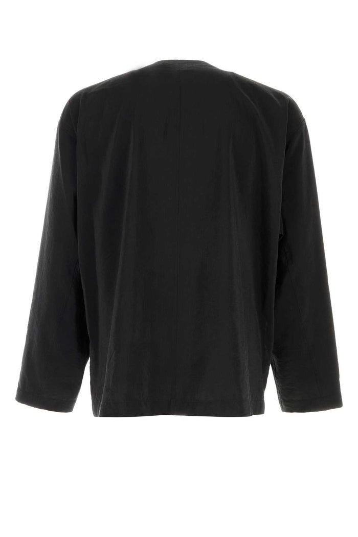 Sh1235lf1308 Bk999 Black Exterior: Silk Nylon Camicie