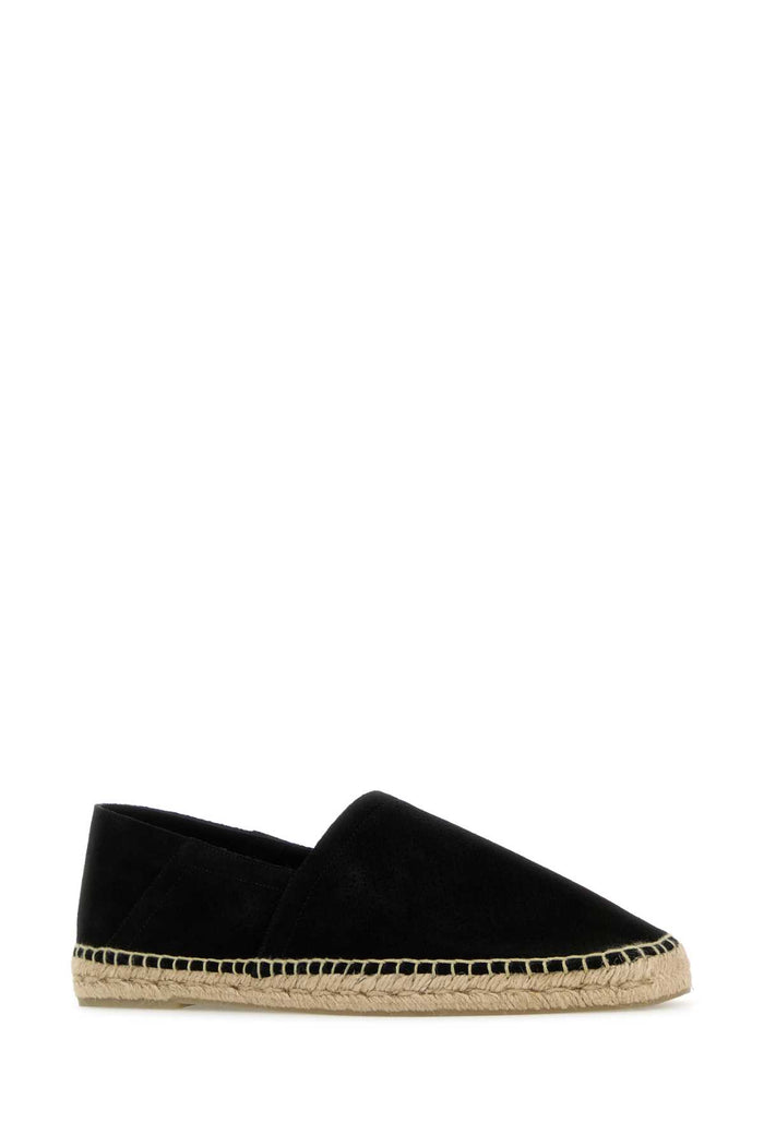 Black Suede Espadrilles Blackecru Espadrillas