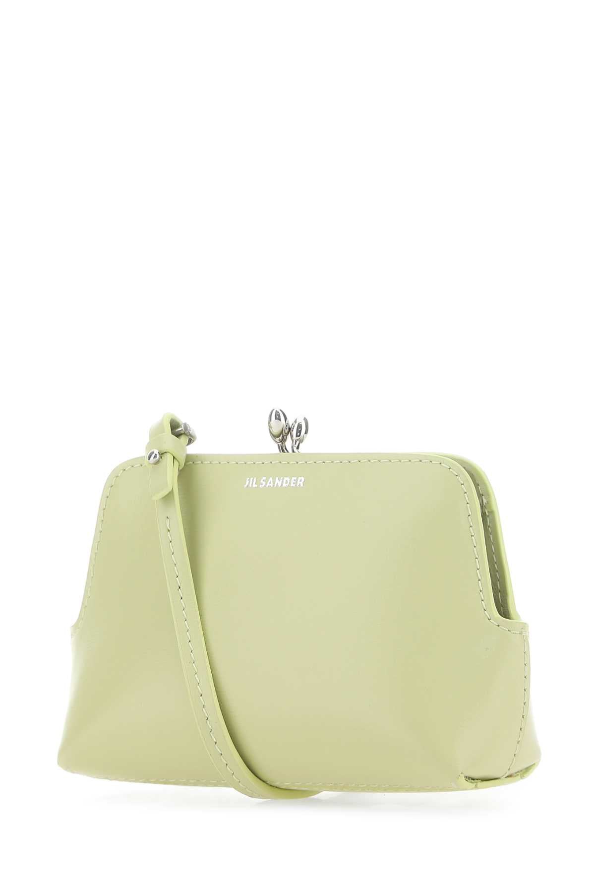 Pastel Green Leather Micro Goji Crossbody Bag 330 Borse A Tracolla