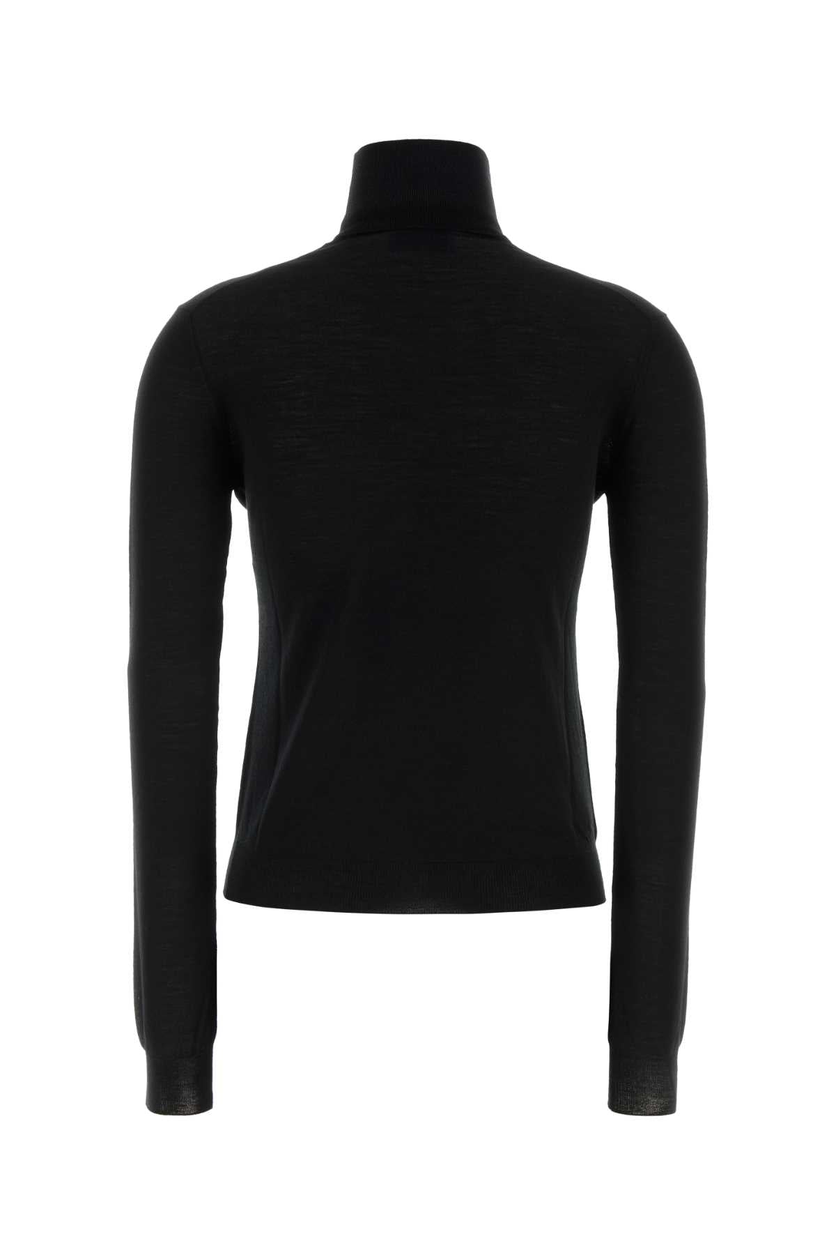 Nero Exterior: Virgin Wool Maglieria