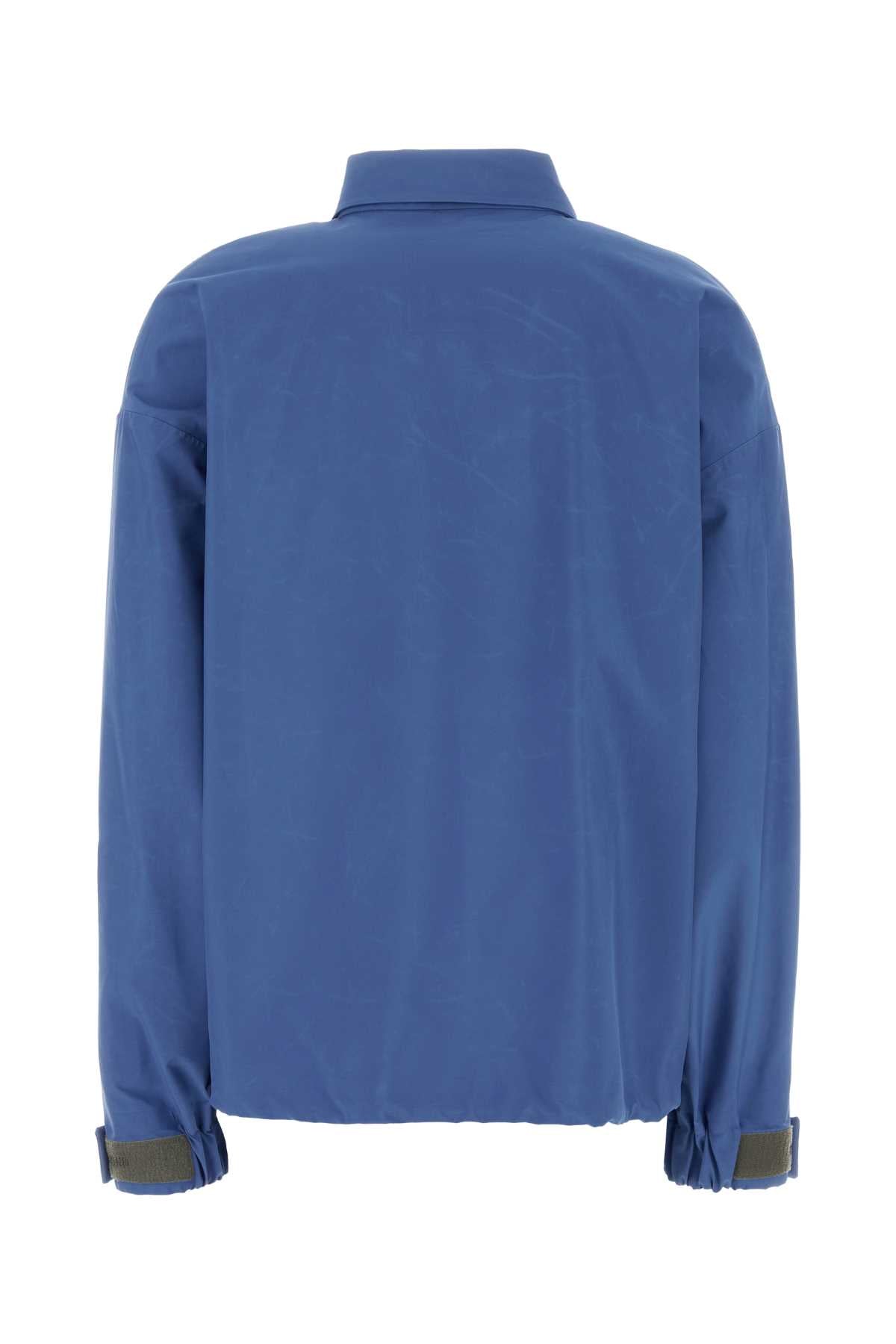 Cerulean Tech Fabric Windbreaker Pervinca Giubbini