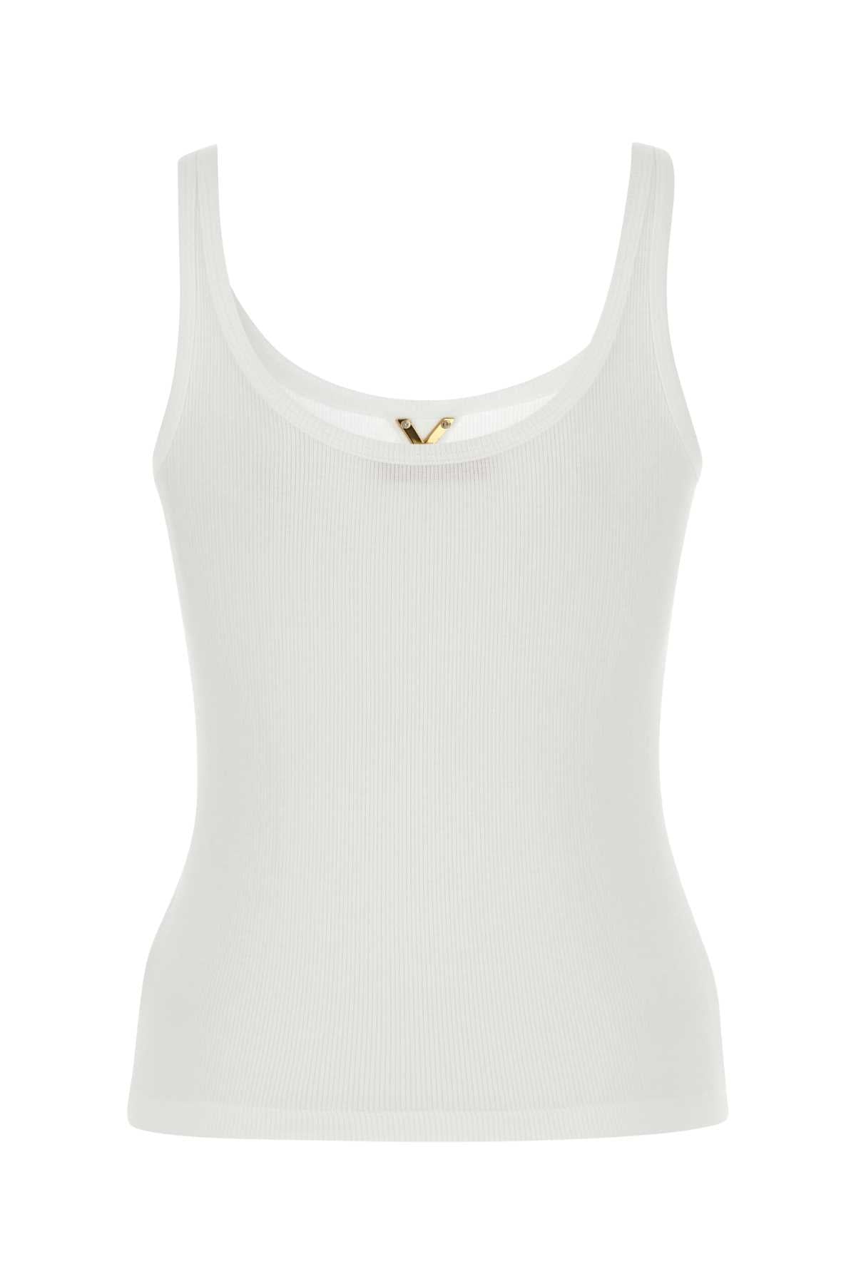Bianco Exterior: Cotton Elastan Maglie