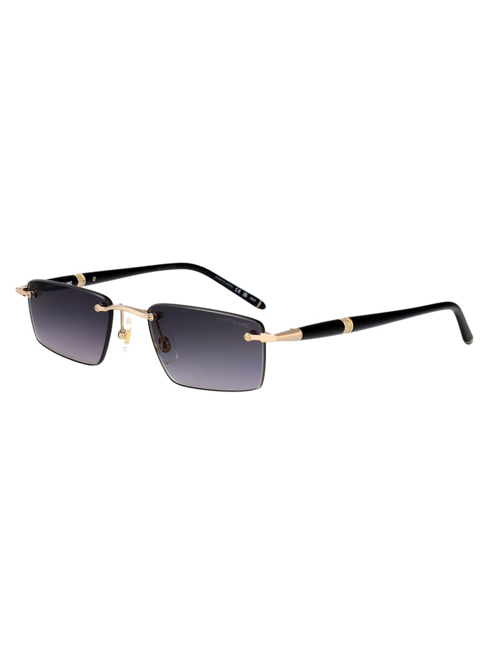 Mb0484s Gold-black-grey Metal Sunglasses