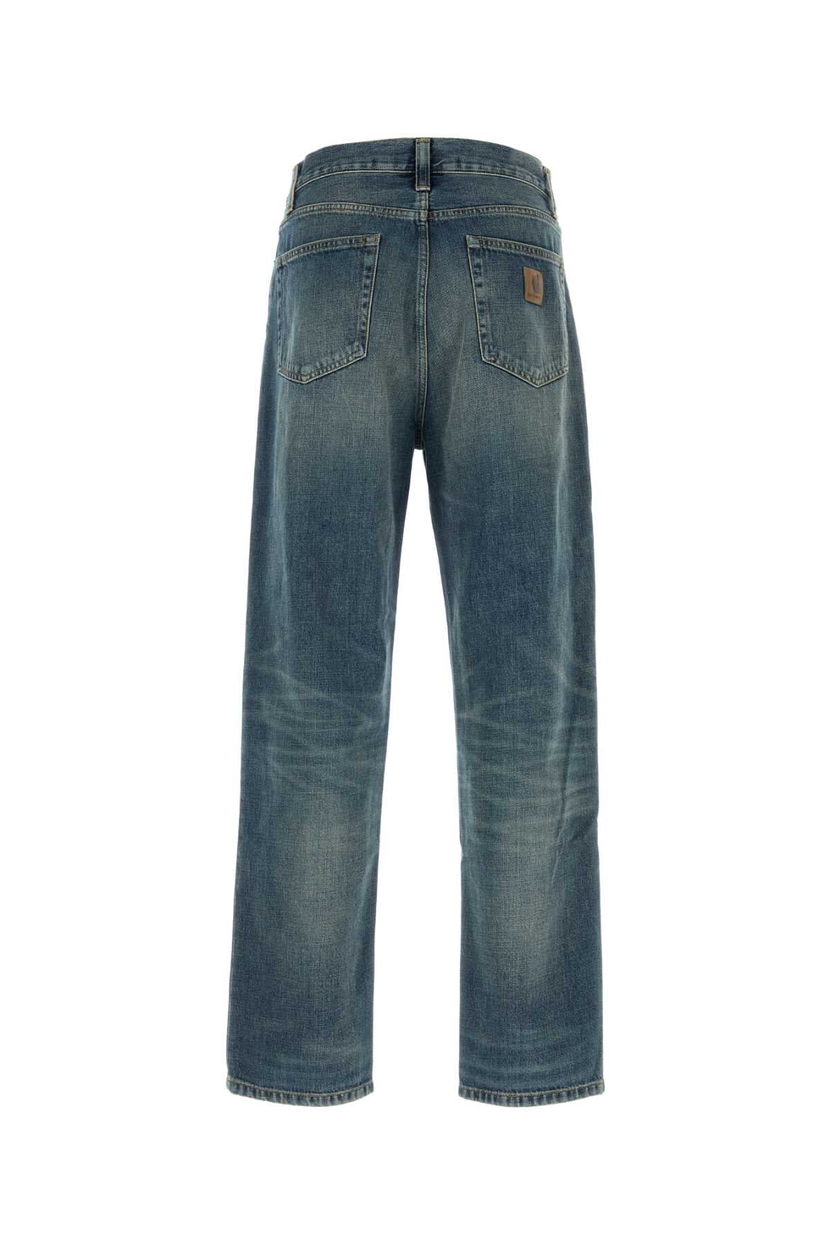 Denim Aaron Pant Blue Exterior: Cotton Pantaloni