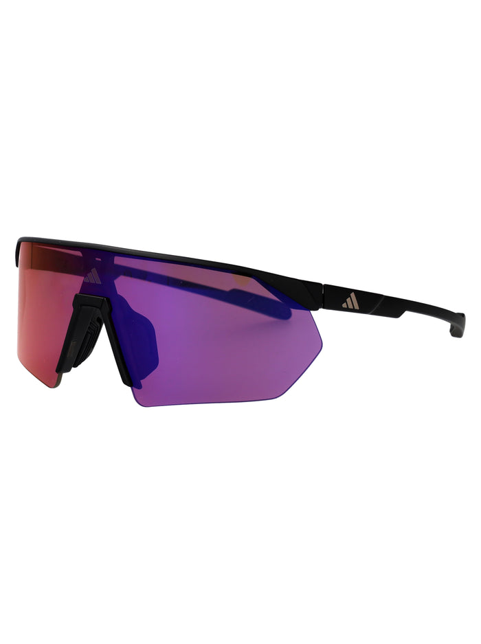 Sp0076 Nero Opaco / Viola Grad E/o Specchiato Injected Sunglasses