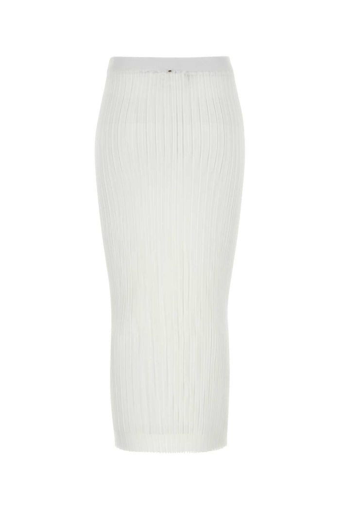 White Organza Album1234 Skirt Bianco Ottico Gonne