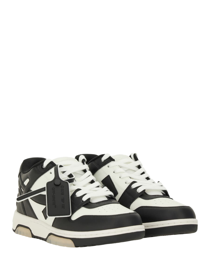 Out Of Office Sneaker Black Leather Recycled Polyester