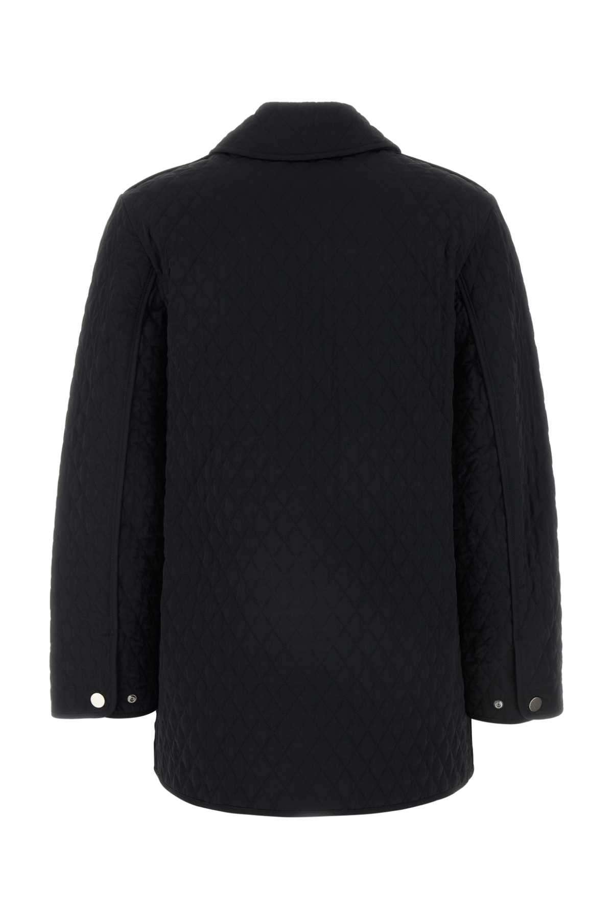 Black Nylon Jacket Exterior: Lining: Giubbini