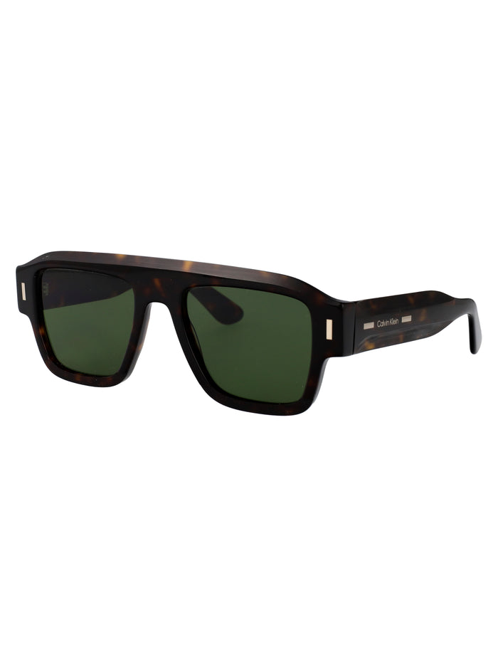 Ck25509s Dark Havana Acetate Sunglasses