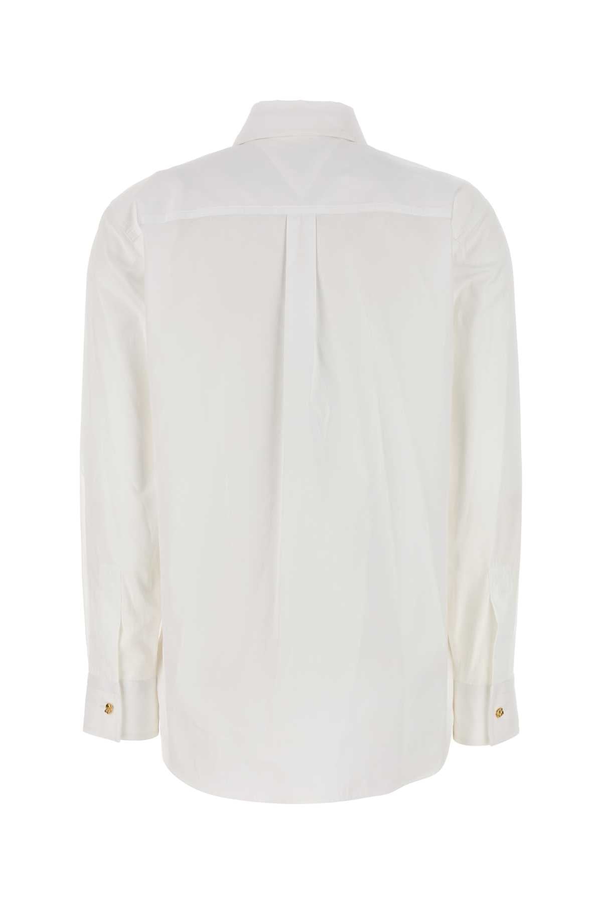White Poplin Shirt Exterior: Cotton Camicie