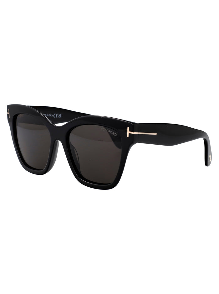 Elvira Nero Lucido / Fumo Acetate Sunglasses