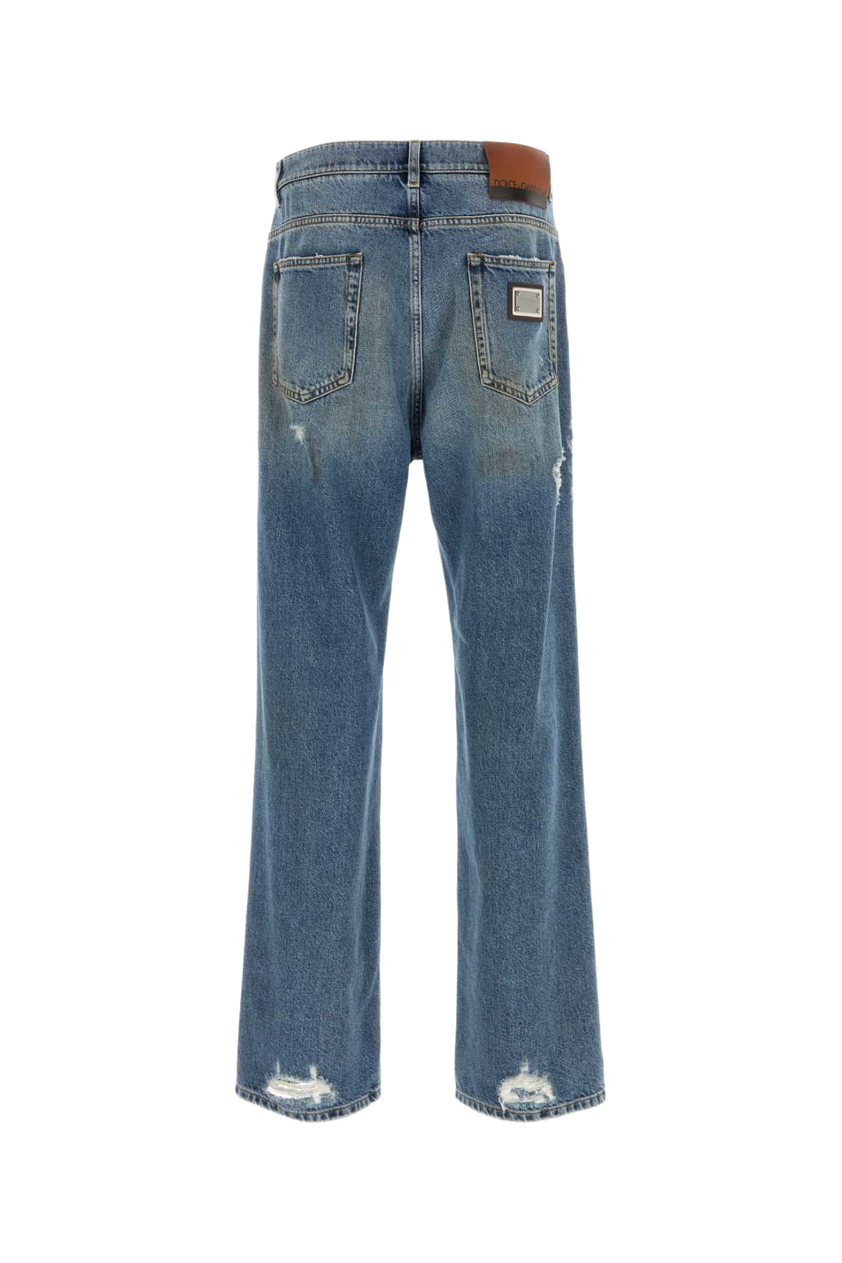 Denim Wide-Leg Jeans Combinedcolour Exterior: Cotton