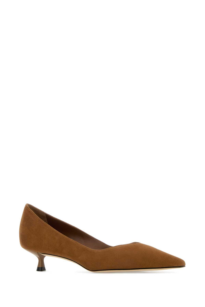 Camel Suede Eva 35 Pumps Toastedalmond Scarpe Con Tacco