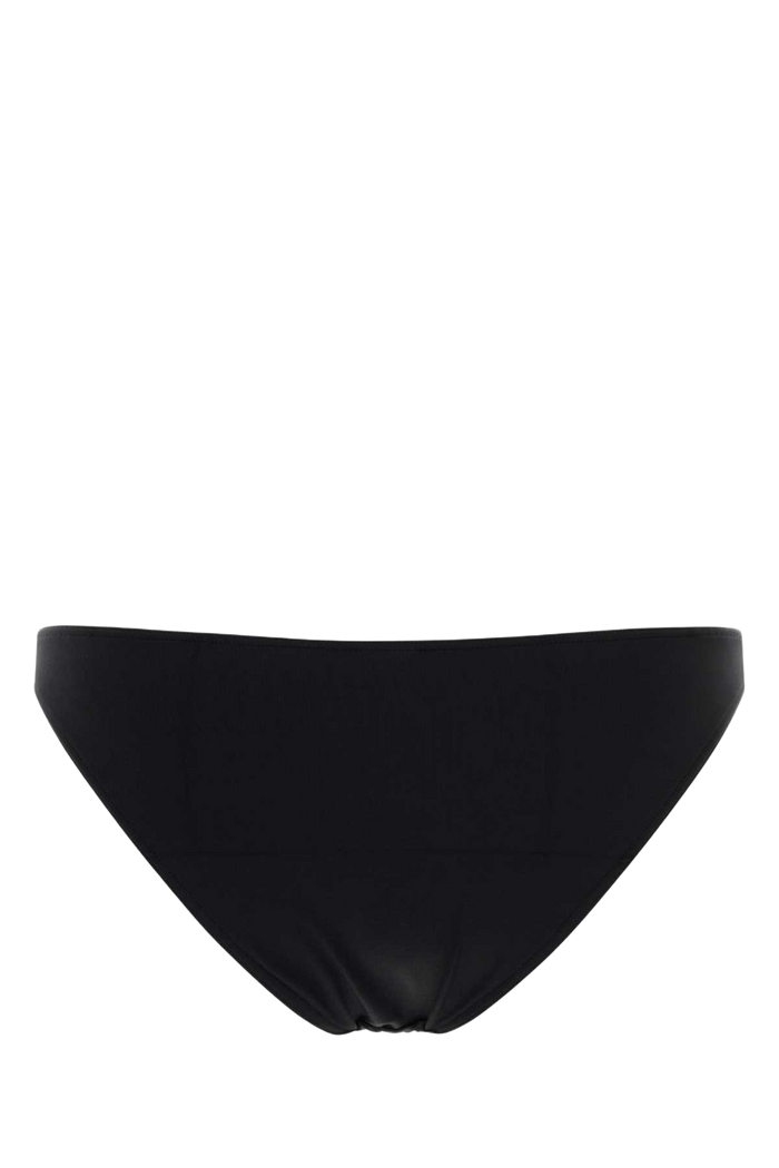 Black Stretch Nylon Bikini Bottom Noir Exterior: Elastane Costumi Da Bagno