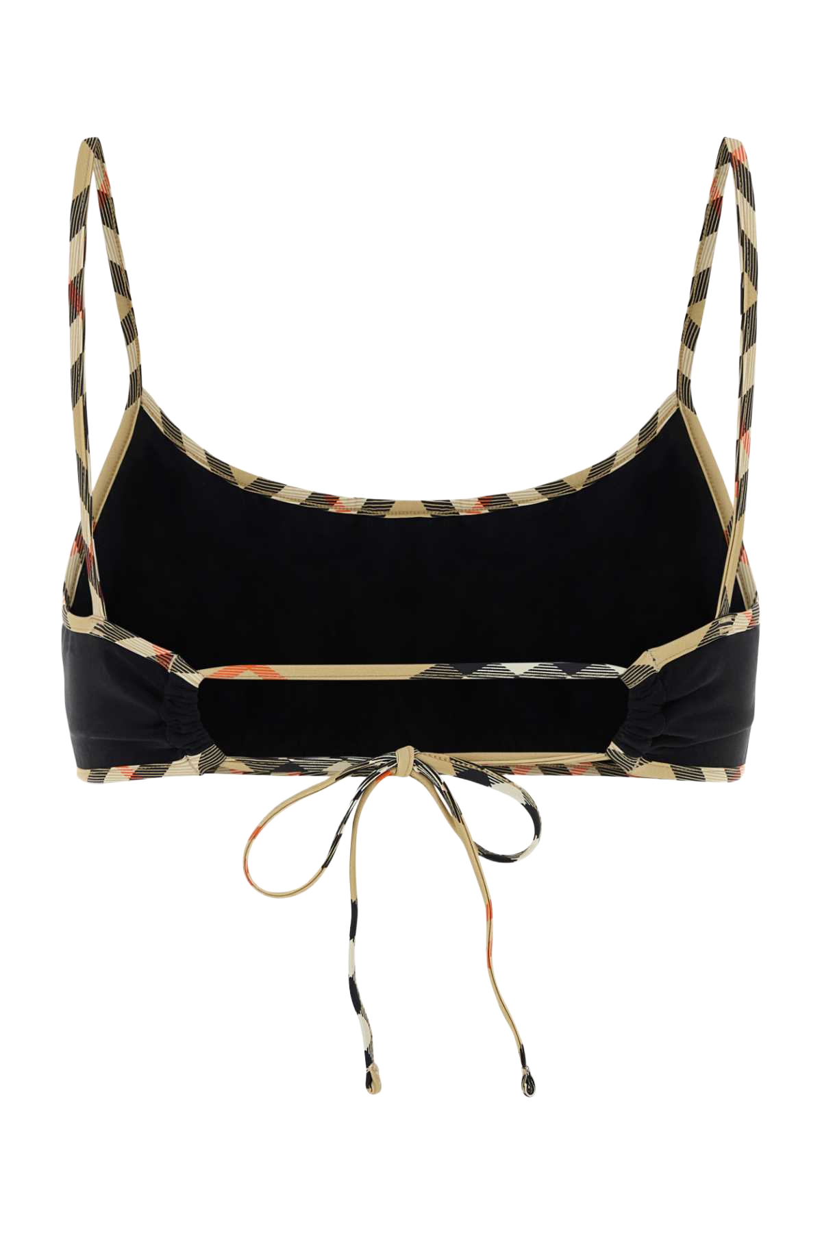 Black Stretch Nylon Bikini Top Polyamide (nylon) Elastane Costumi Da Bagno