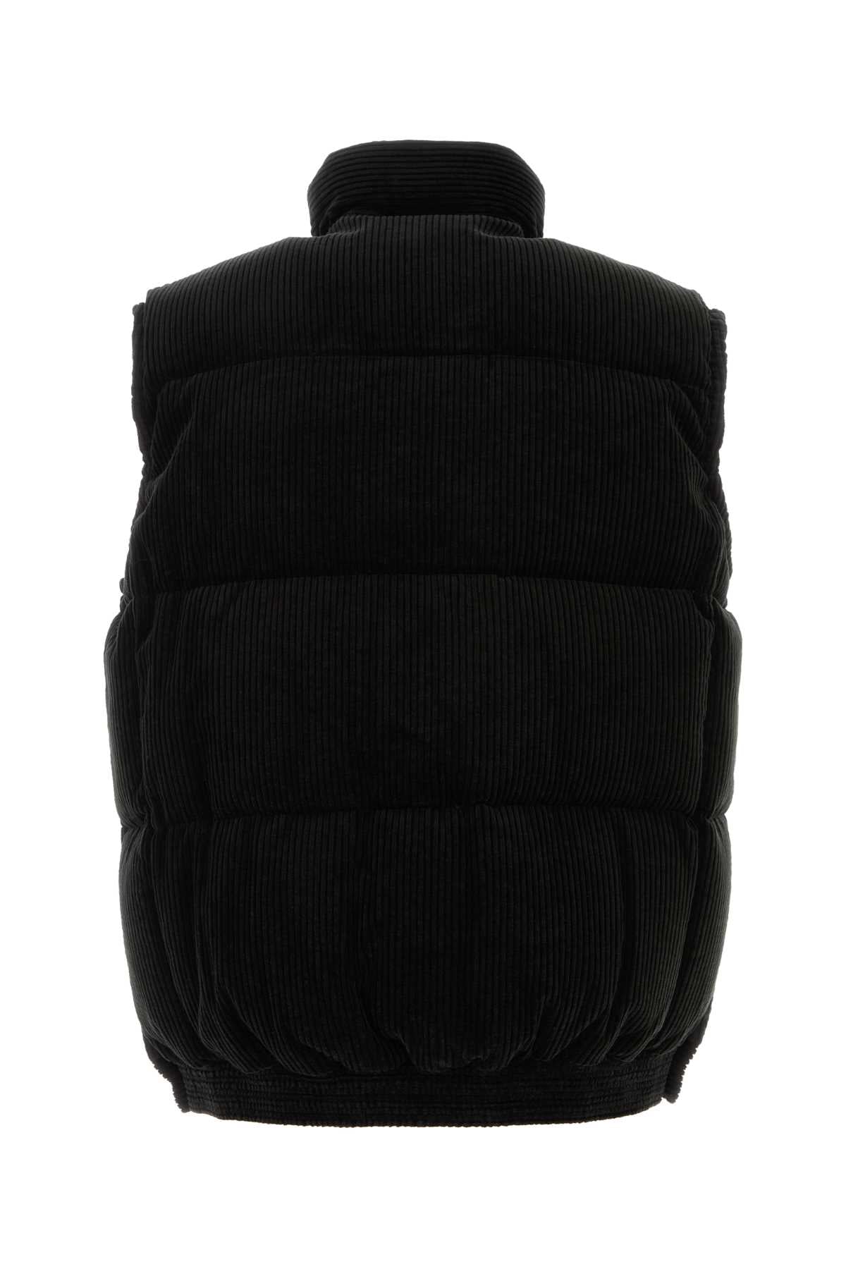 Black Corduroy Down Jacket Piumini