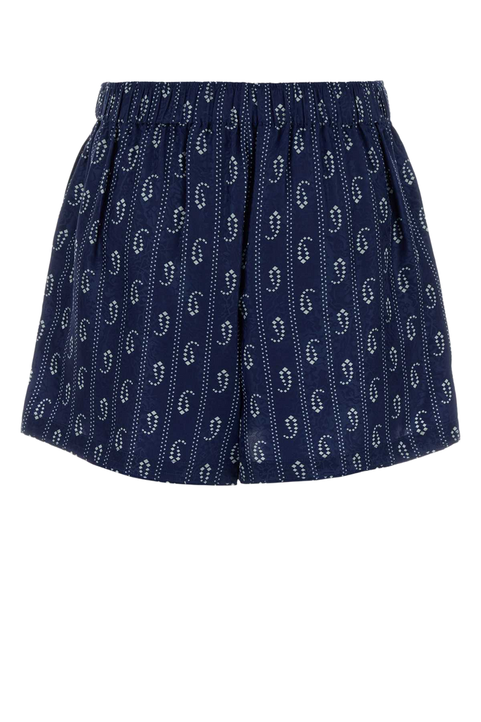 Printed Satin Shorts 401