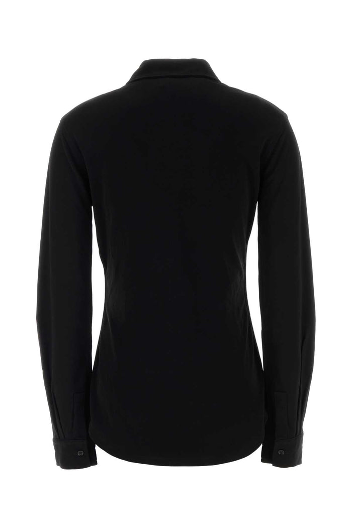 Sh1196lj1040 Bk999 Black Exterior: Viscose Camicie