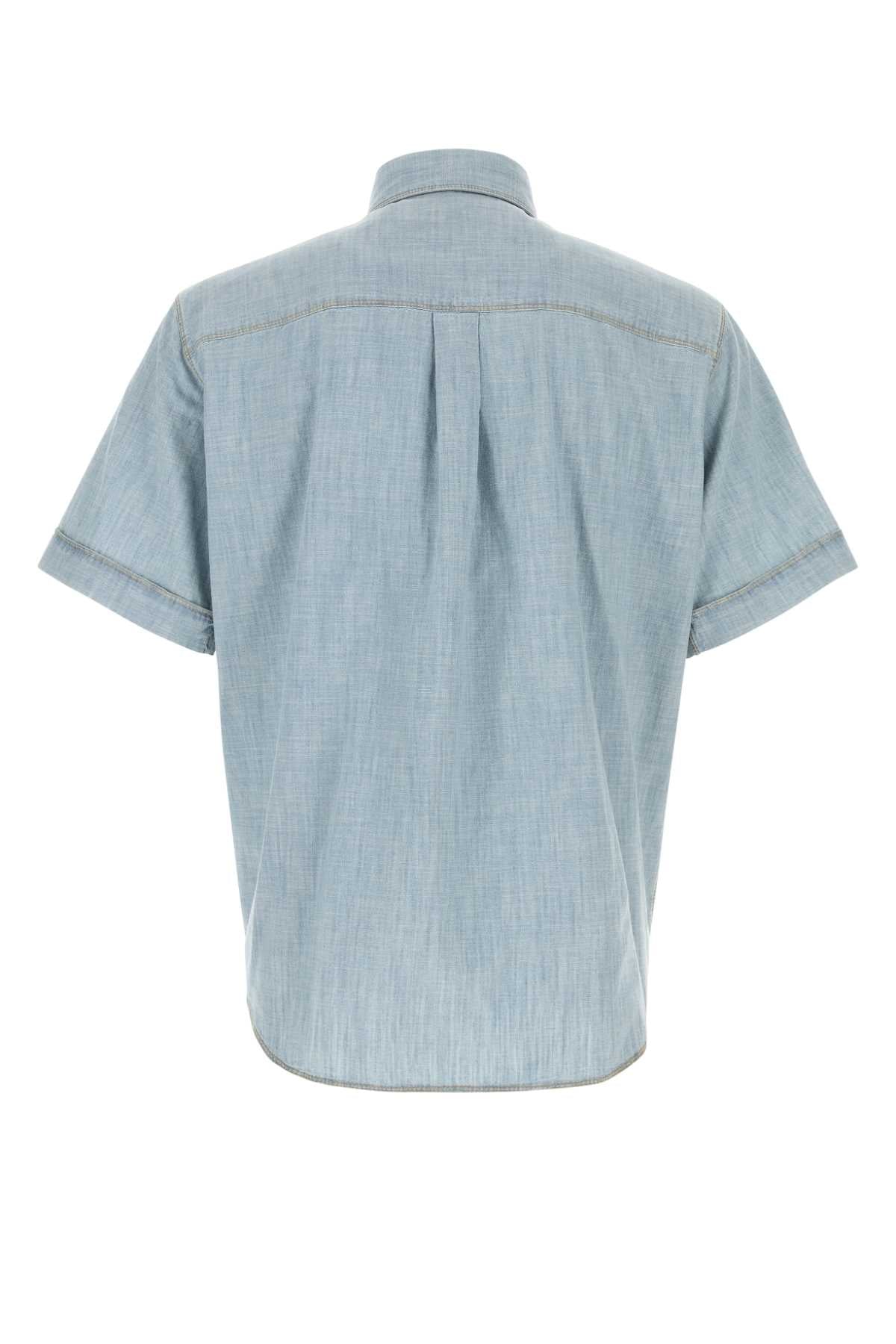 Light Blue Chambray Shirt Blu Chiaro Exterior: Cotton Camicie