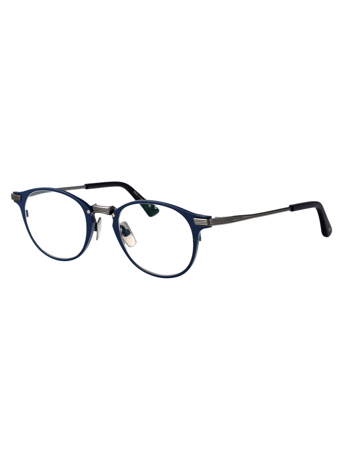 Radicon Matte Navy - Antique Silver Metal Optical