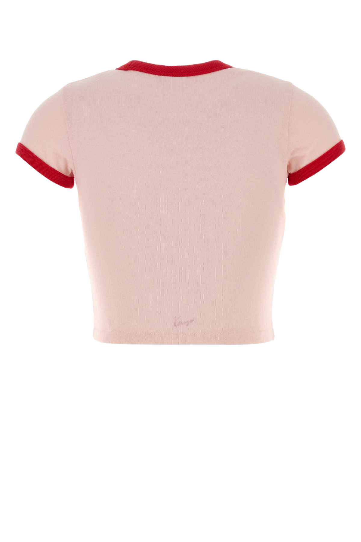 Pink Cotton T-Shirt Fadedpink Exterior