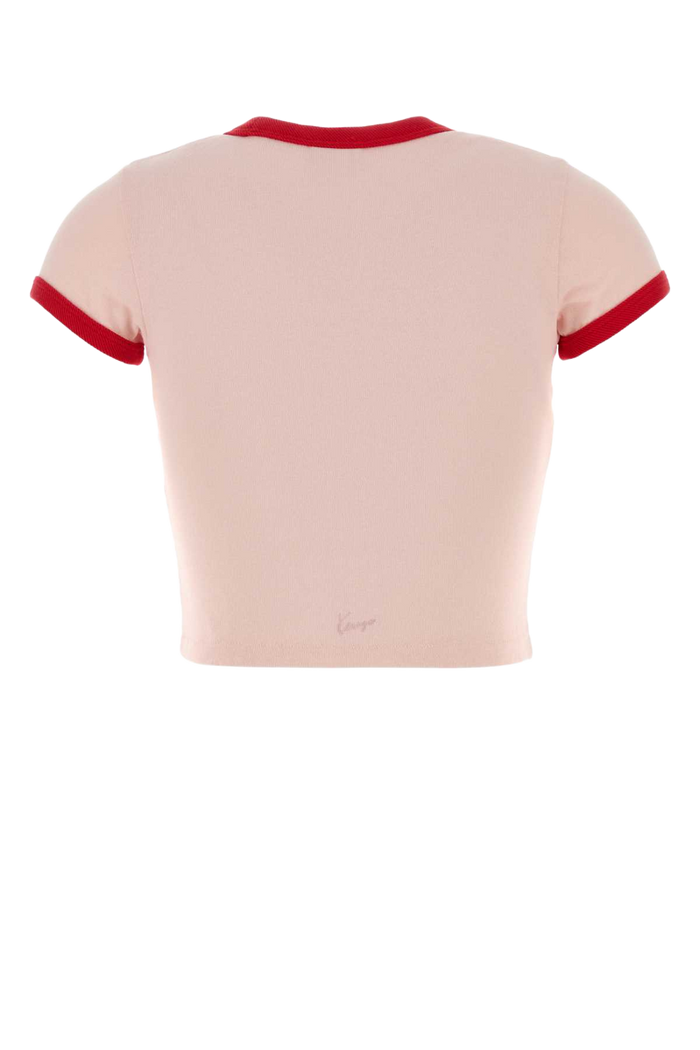 Pink Cotton T-Shirt Fadedpink Exterior