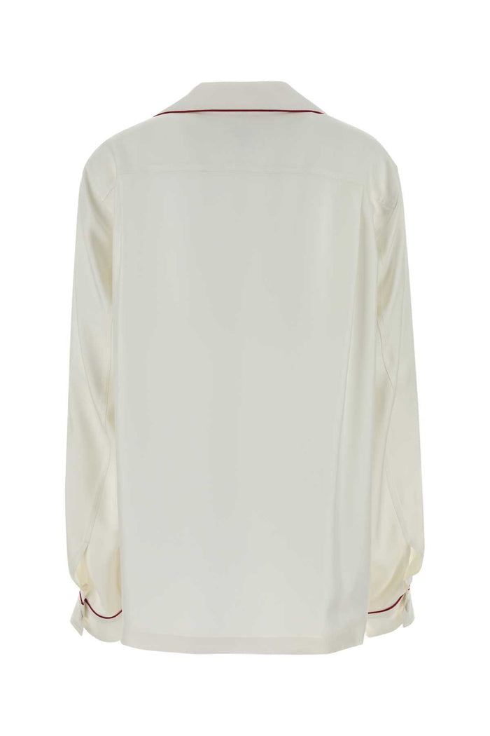 Ca3335fax1717 Wad Offwhite Silk Camicie