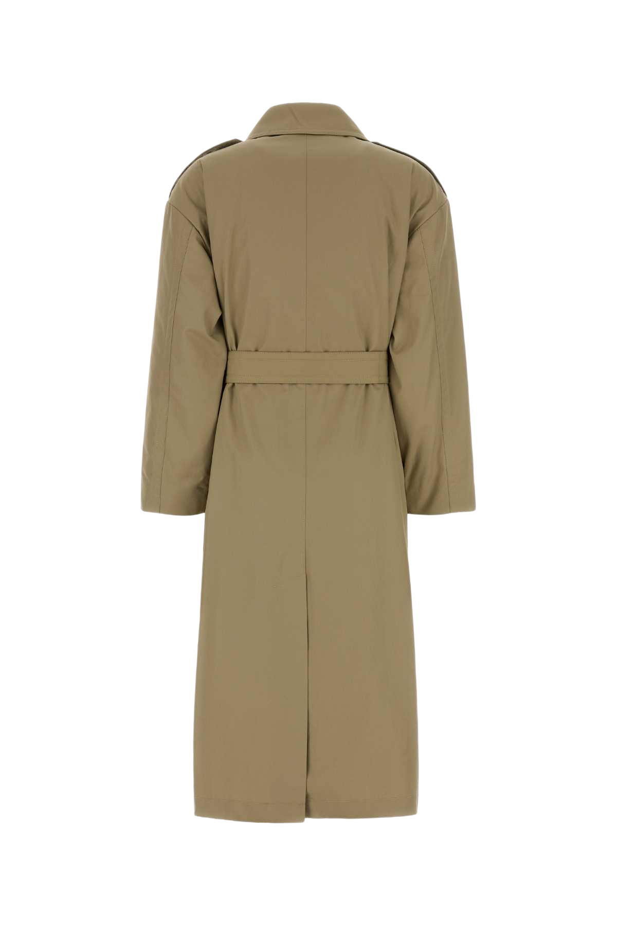 Beige Cotton Charme Trench Coat Coloniale