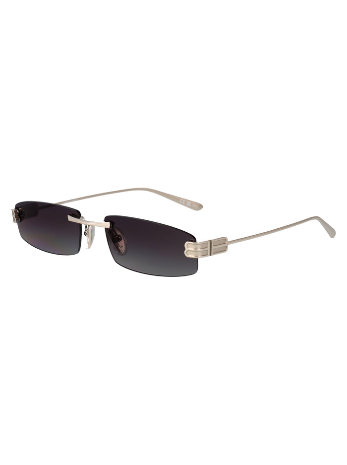Bb0488s Silver-silver-smoke Metal Sunglasses