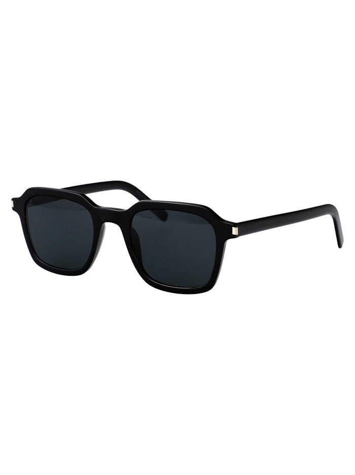 Sl 715 Slim Black-black-black Acetate Sunglasses