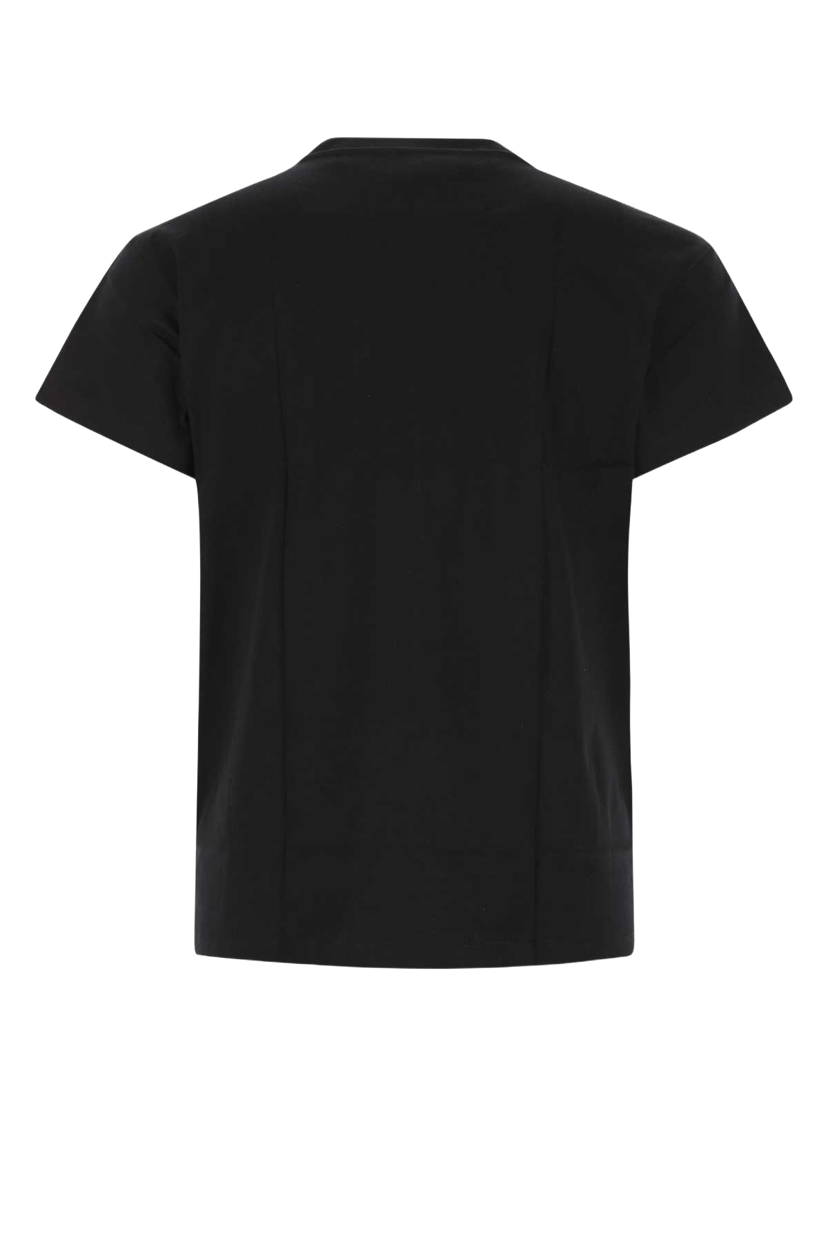 Black Cotton T-Shirt Set 001 Cotone