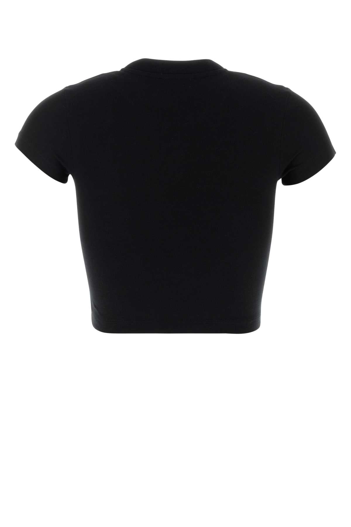 Black Exterior: Cotton Polyester T-shirt