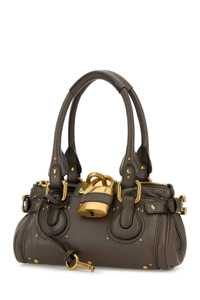 Mud Small Paddington Handbag Flannelgrey Borse A Mano