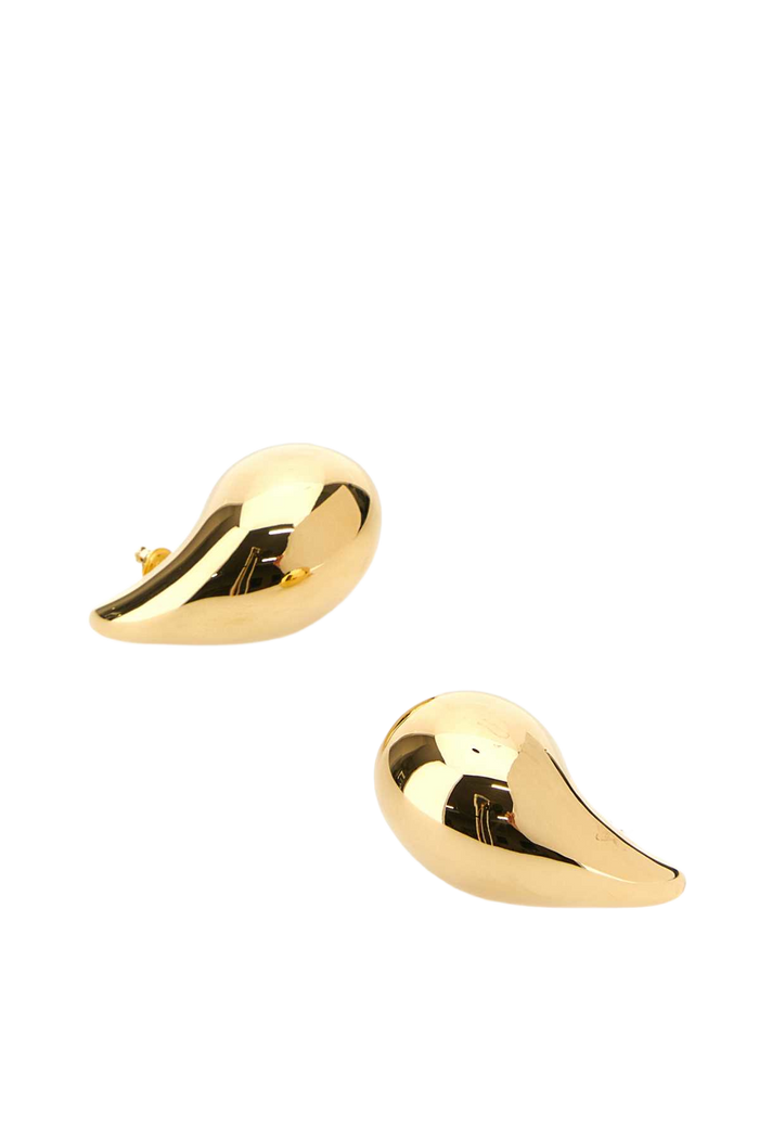 Gold Silver Big Drop Earrings Orecchini