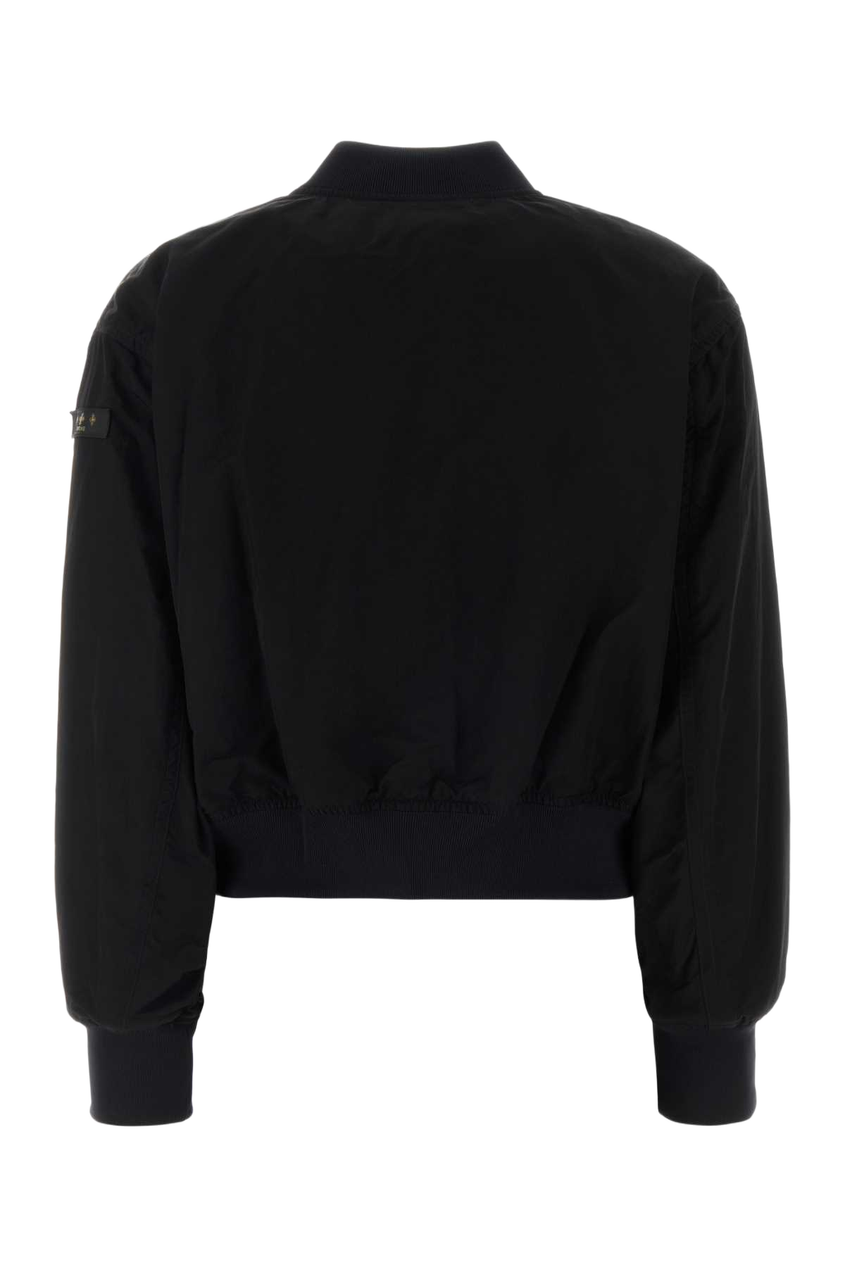Black Nylon Ottamota Bomber Jacket Exterior: Giubbini