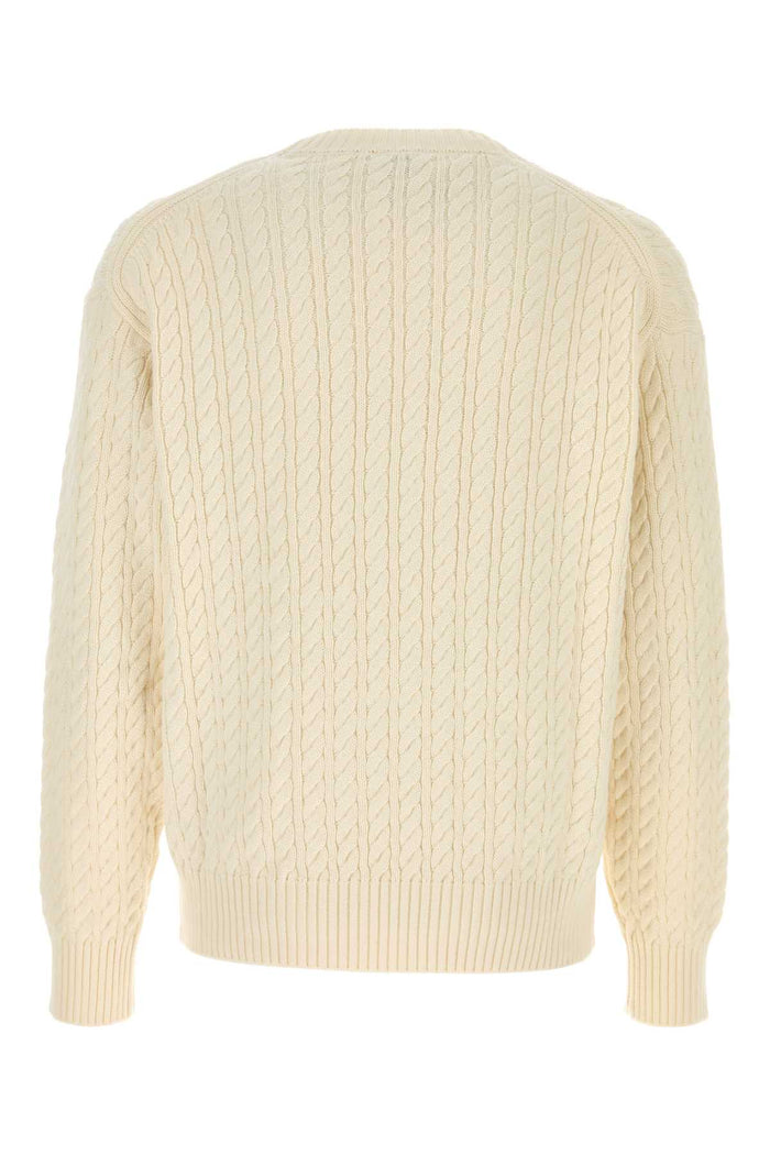 Offwhite Exterior: Cotton Wool Maglieria