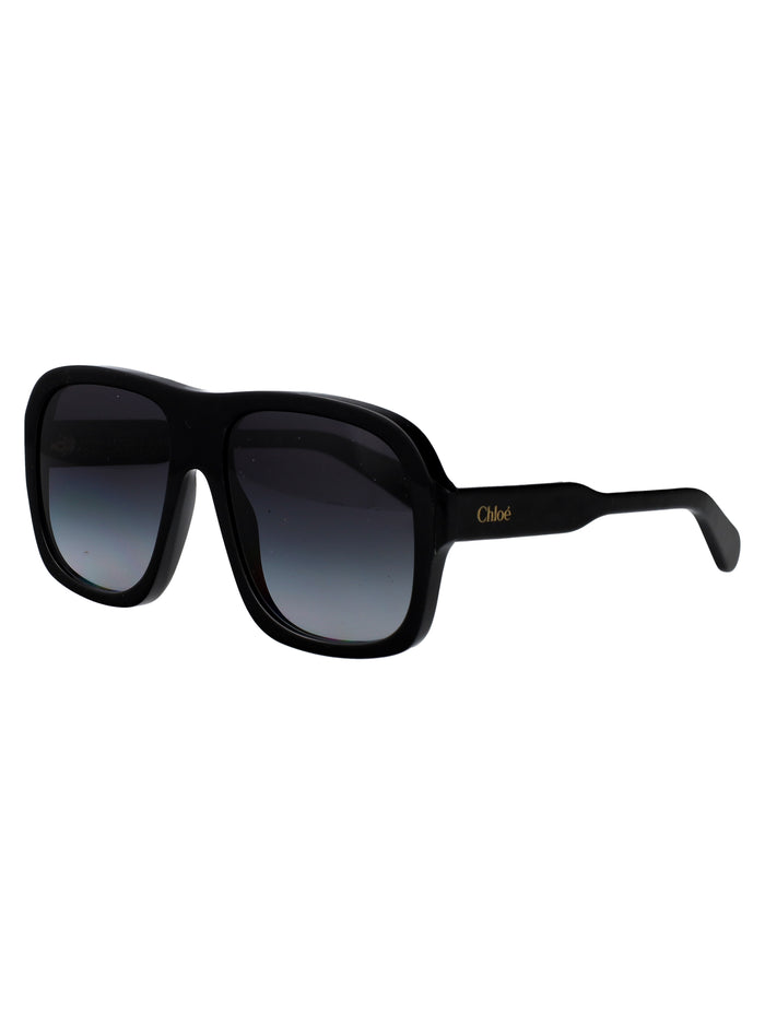 Ch0331s Black-black-grey Recycled Acetate Sunglasses
