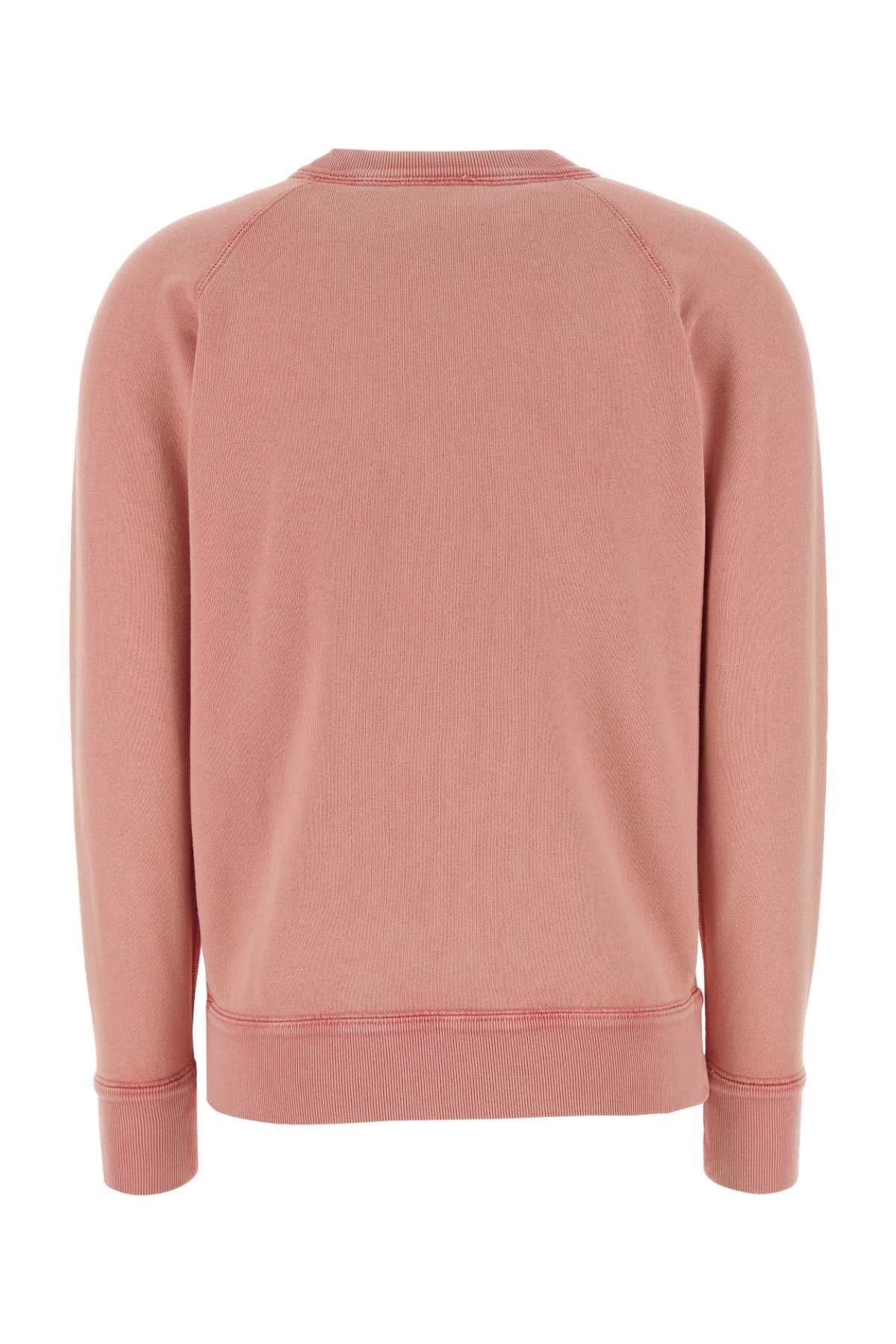 Pink Cotton Blend Millyny Sweatshirt Bubblegum/burgundy Felpe