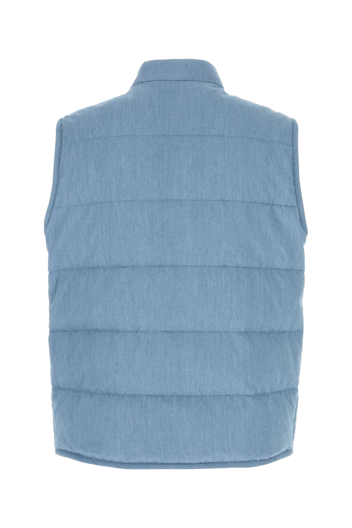 Light Blue Cotton Heceta Down Jacket 757 Giubbini