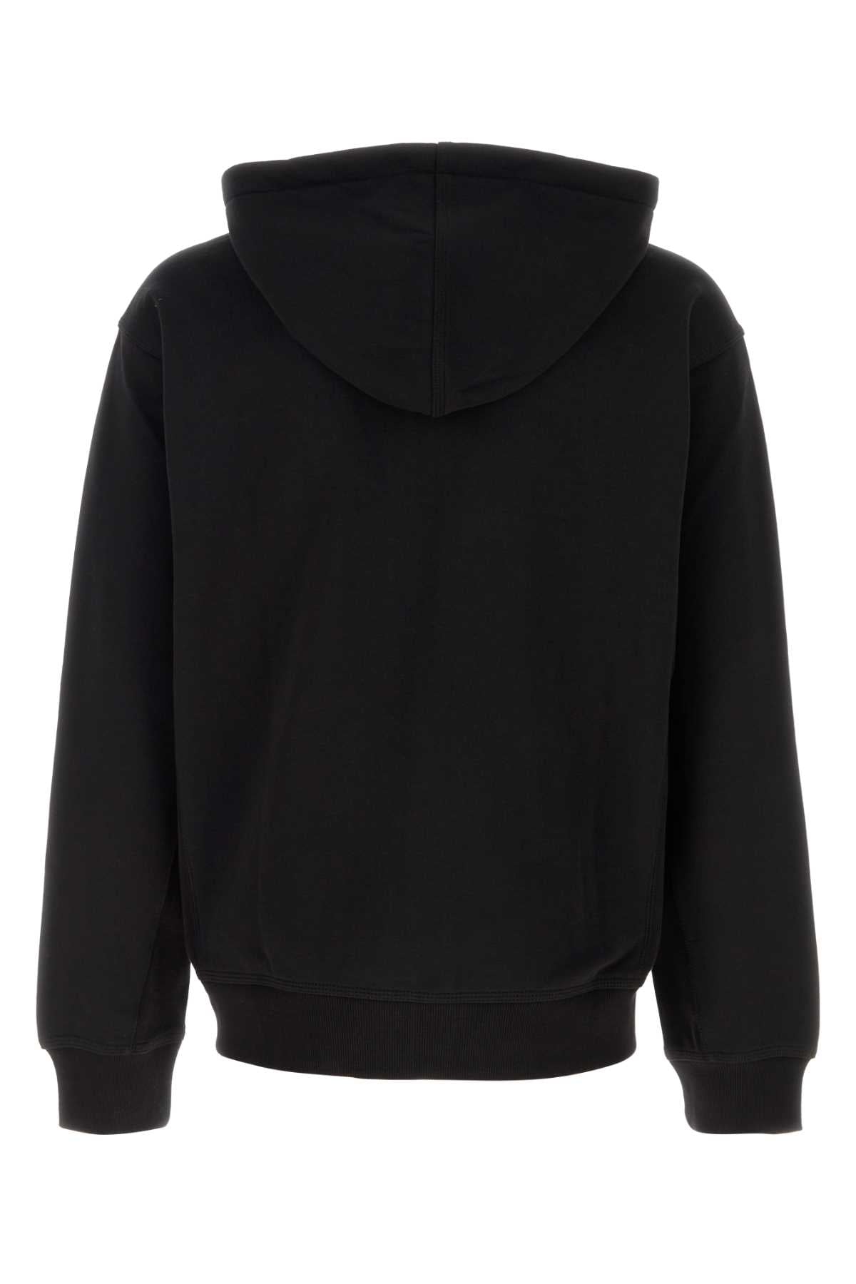 Black Exterior: Cotton Polyester Felpe