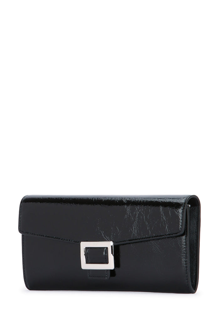 Belle Vivier Wallet Chain Nero Portafogli