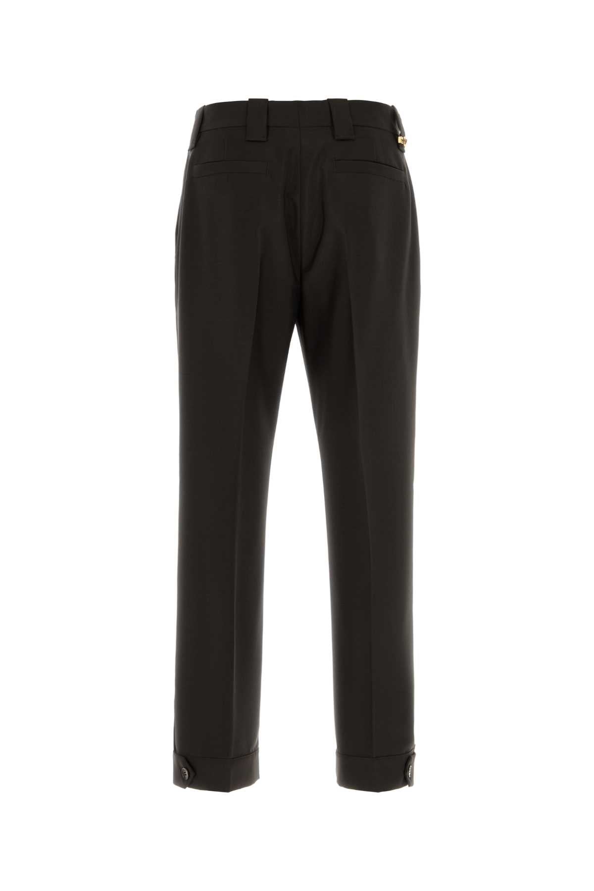 Darkchocolate Exterior: Wool Mohair Pantaloni
